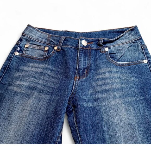 Victoria Beckham for Rock & Republic “Madrid” Jeans Size 29  Gold Crown Crystals - Picture 4 of 10